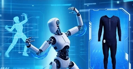 當彈性傳感器「教」機器人“跳舞”：漢威科技動(dòng)捕服開(kāi)啟人機交互新篇章